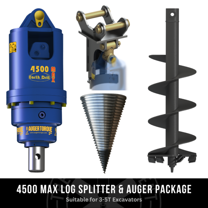 Auger Torque 4500MAX Log Splitter Attachment BANNER