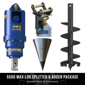 Auger Torque 5500MAX Log Splitter Attachment BANNER