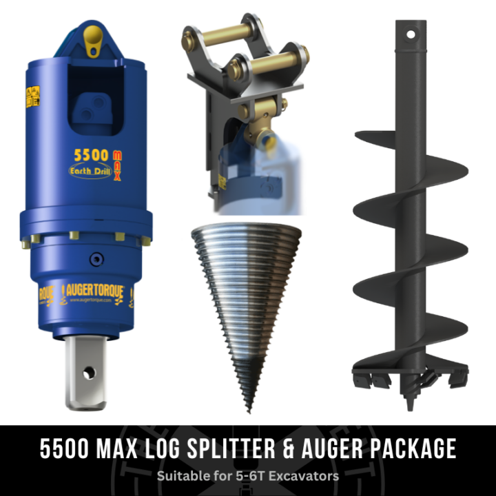 Auger Torque 5500MAX Log Splitter Attachment BANNER