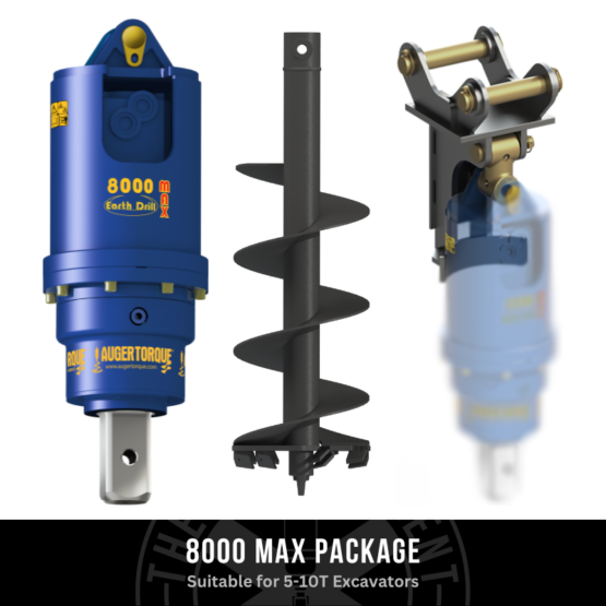 Auger Torque 8000MAX Package With Cradle Hitch BANNER