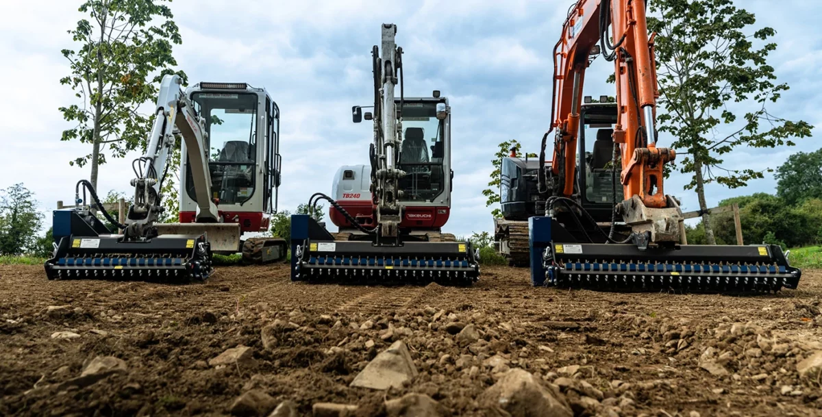 Preparation Rake Soil Preparation | G-Rake Attachment | The Attachment Company UK