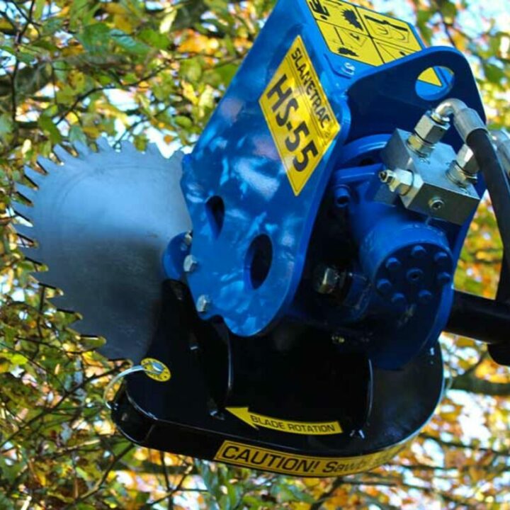 Slanetrac Excavator Mounted Saw Attachment (2)